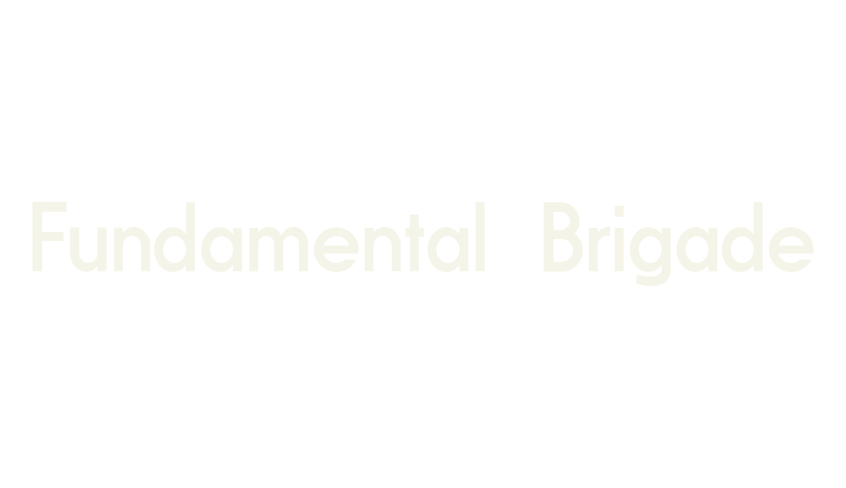 Fundamental Brigade, basic font preview
