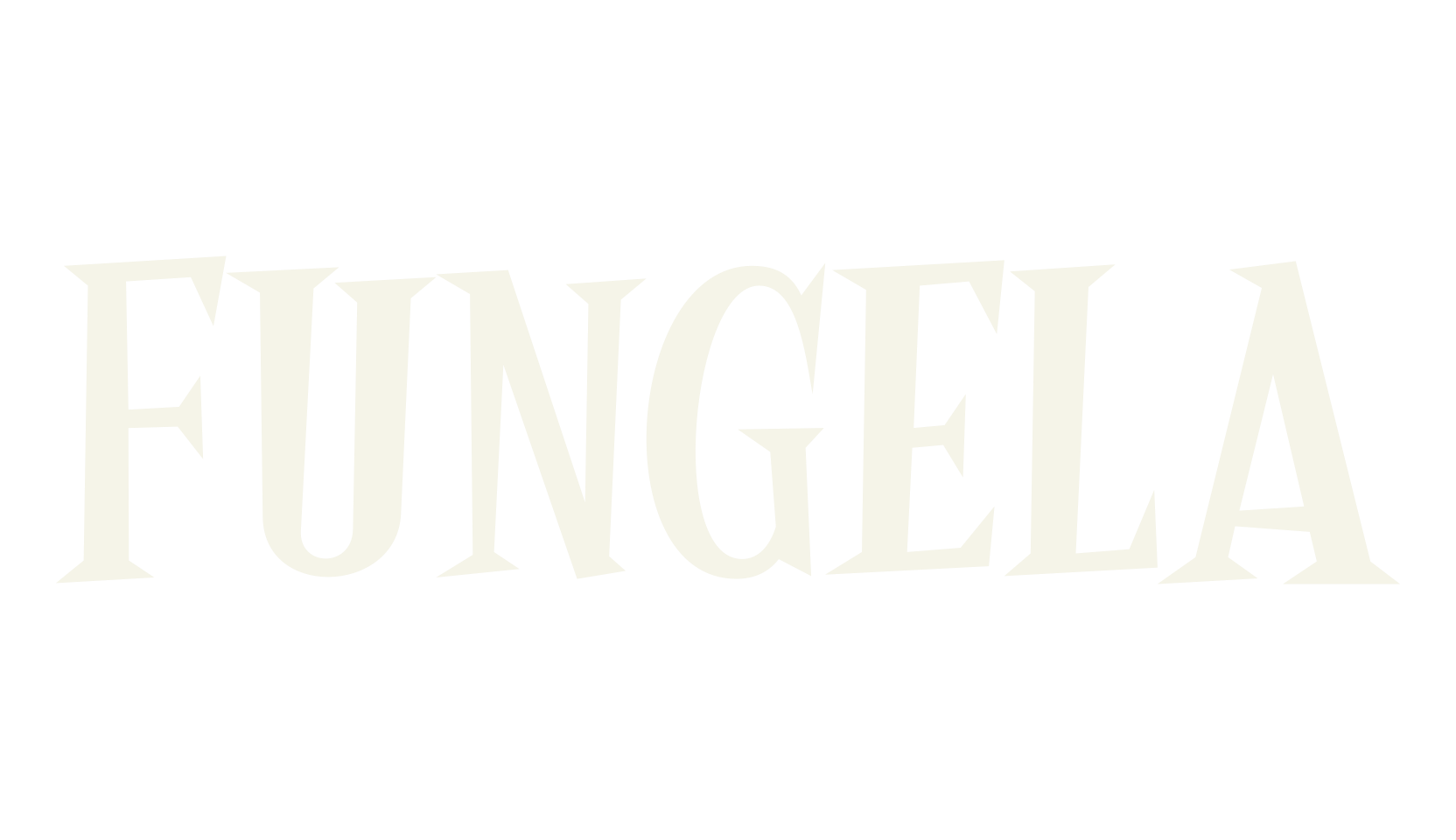 Fungela, serif font preview