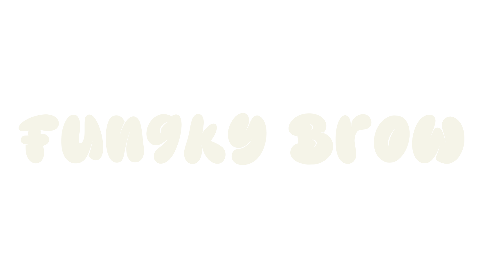 Fungky Brow, graffiti font preview