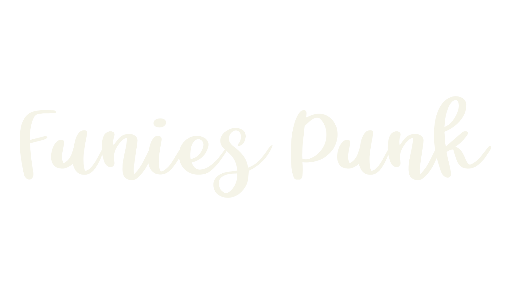 Funies Punk, calligraphy font preview