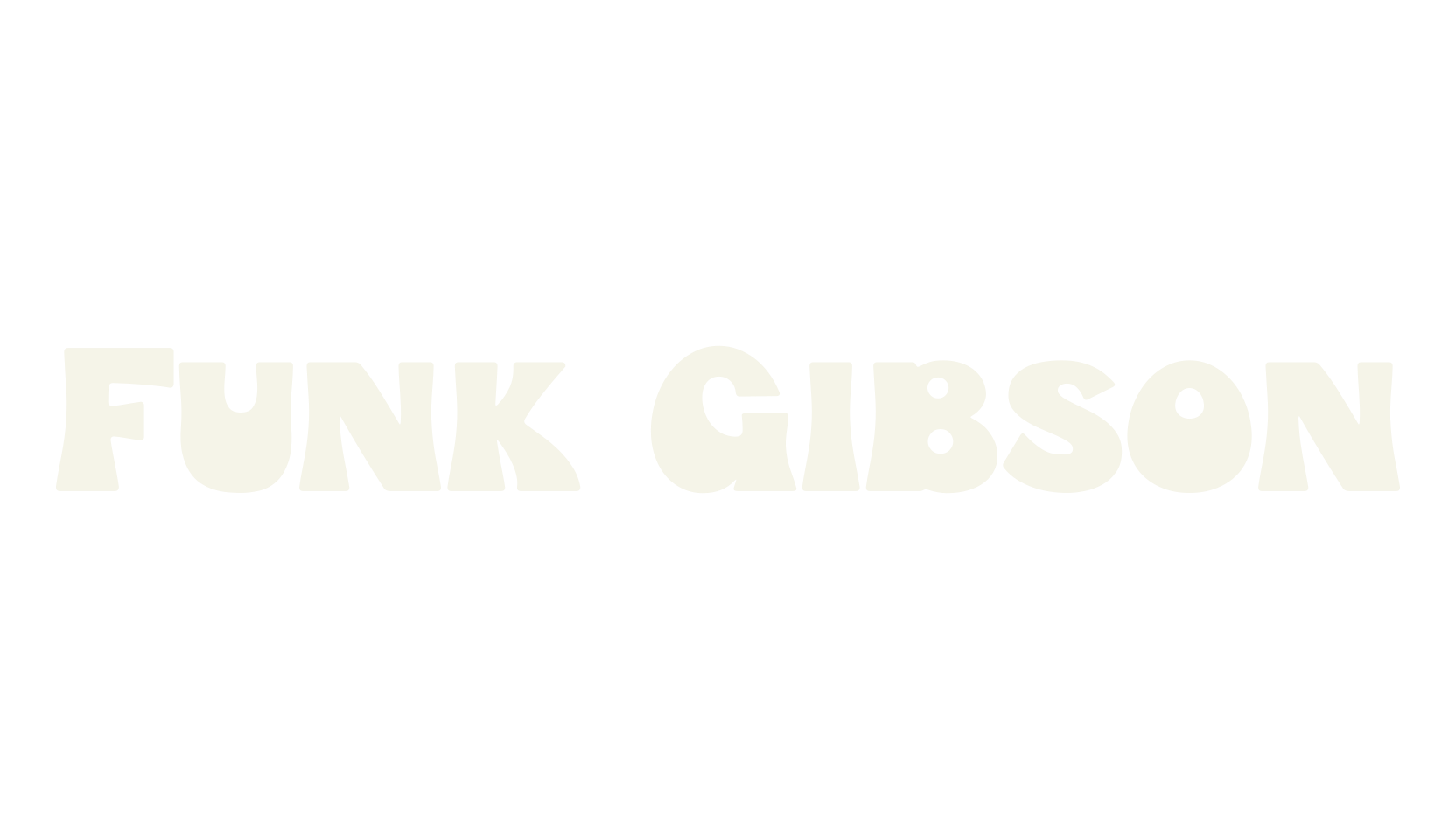 Funk Gibson, bold font preview