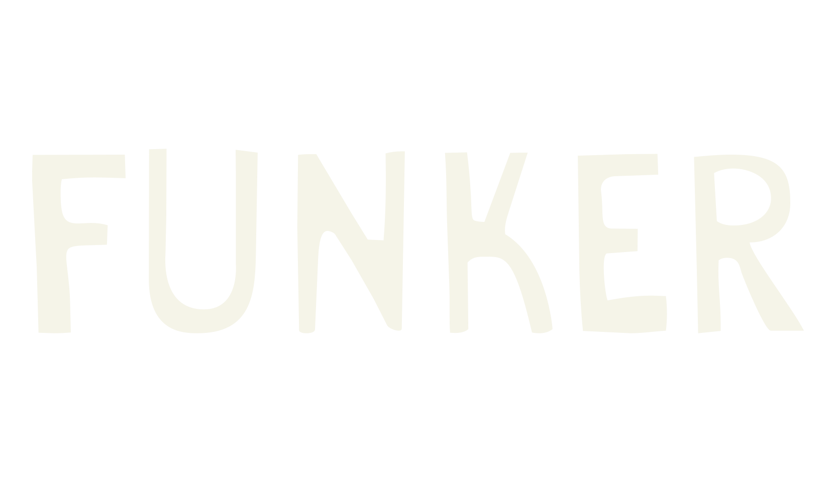 Funker, block font preview