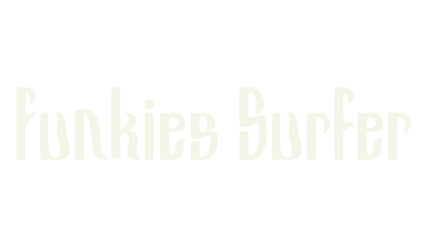 Funkies Surfer, display market font preview