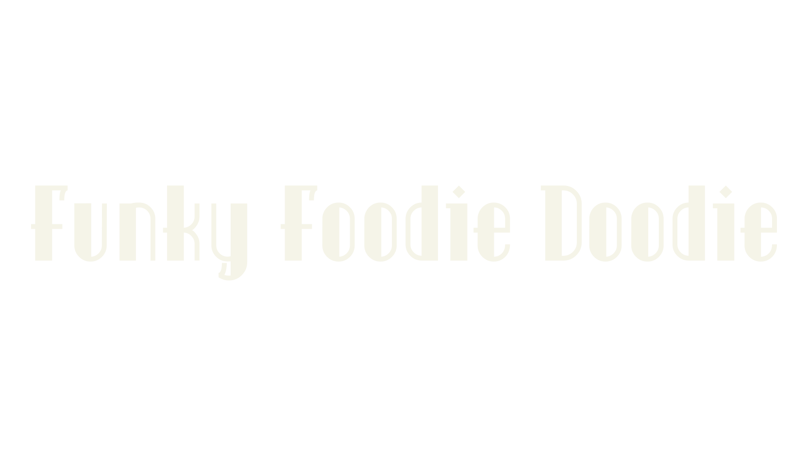 Funky Foodie Doodie, art deco font preview