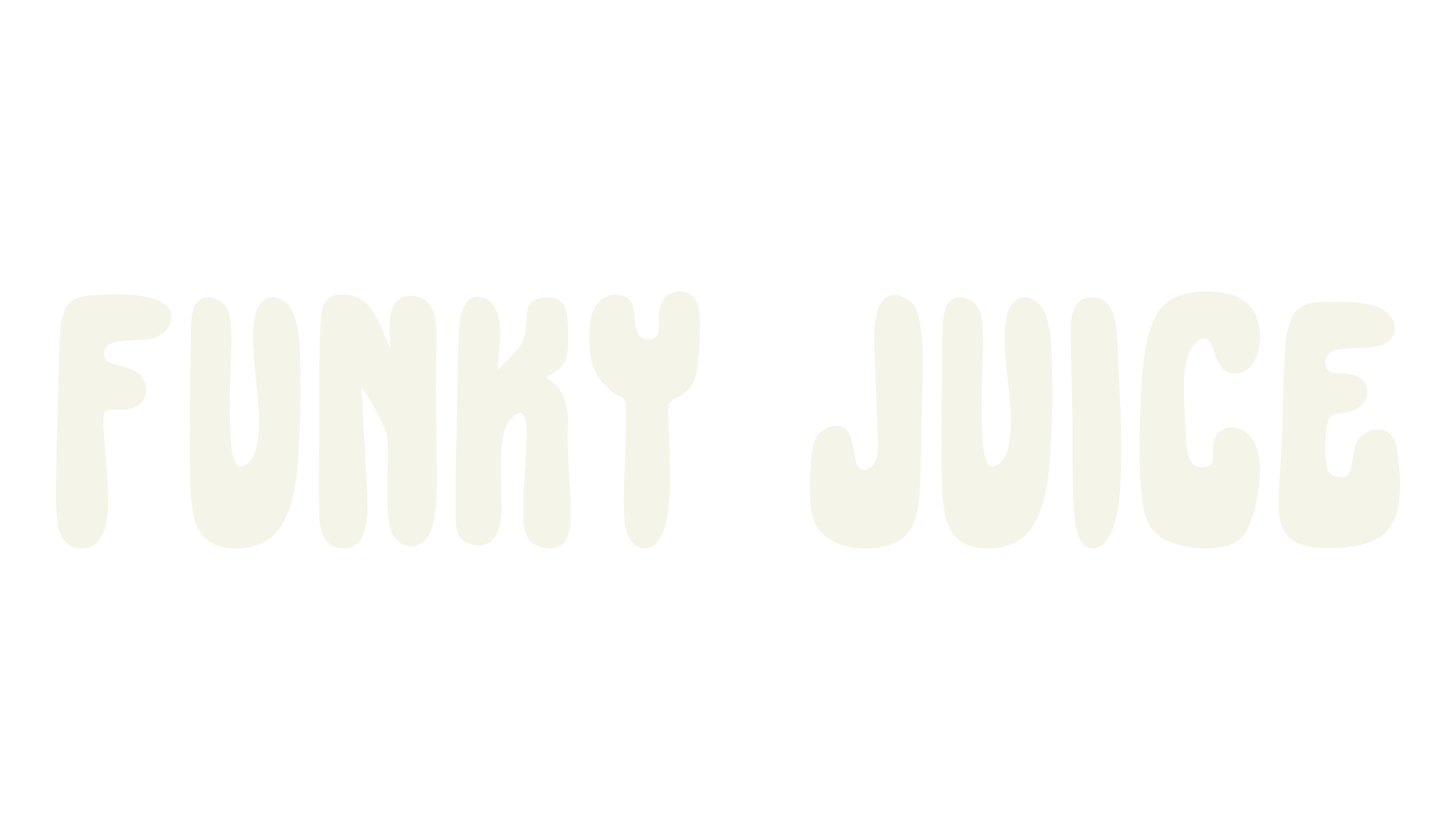 Funky Juice, typewriter font preview