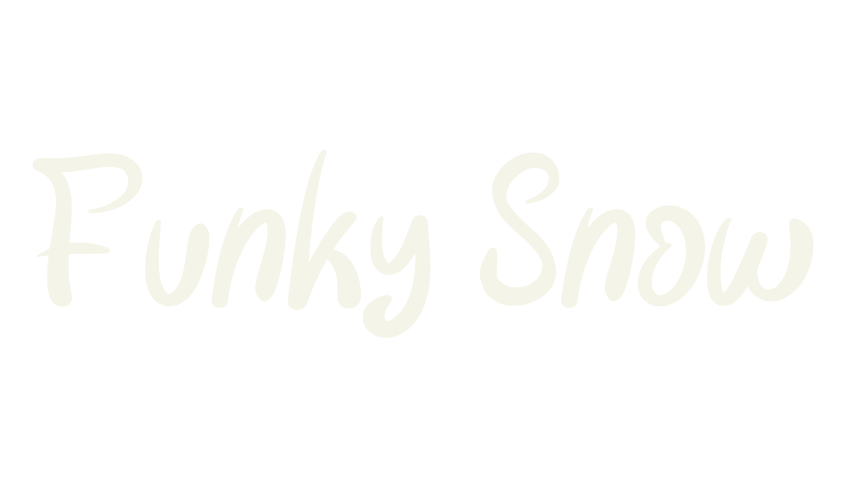 Funky Snow, cute font preview