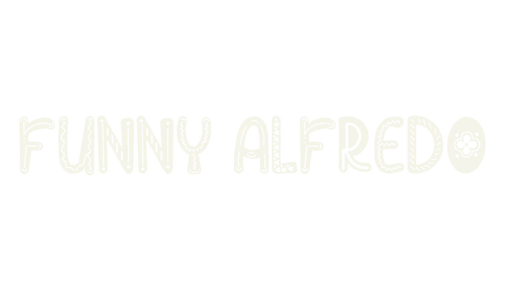 Funny Alfredo, cute font preview