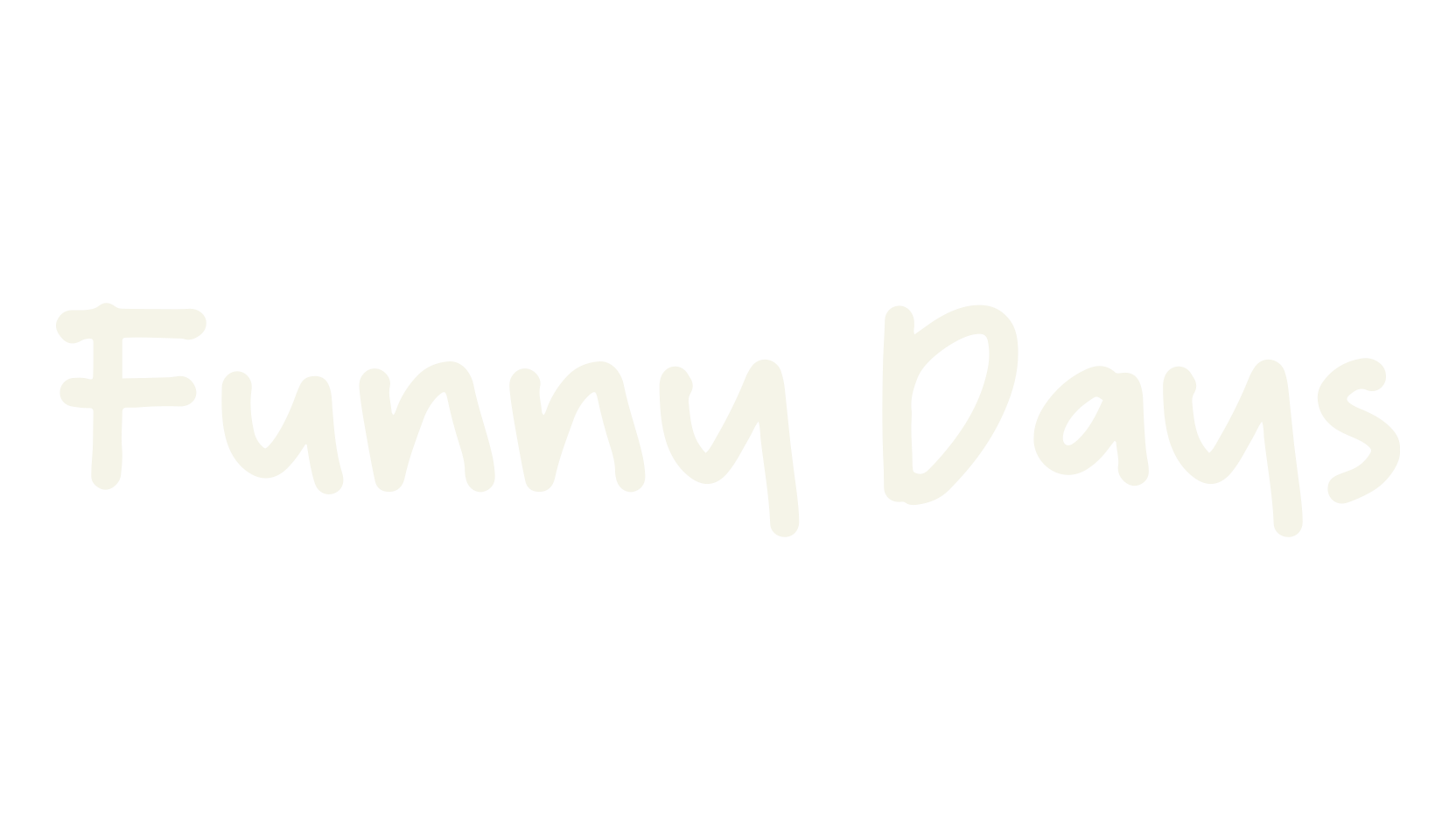 Funny Days, hand drawn font preview