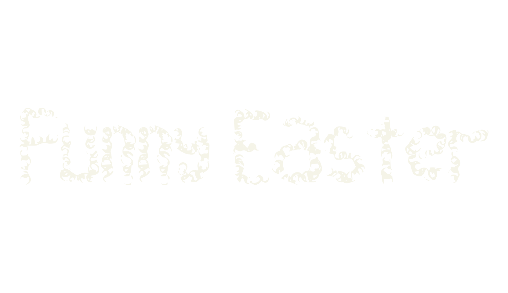 Funny Easter, funny font preview