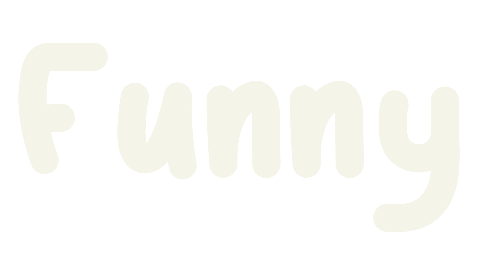 Funny, handwritten font preview