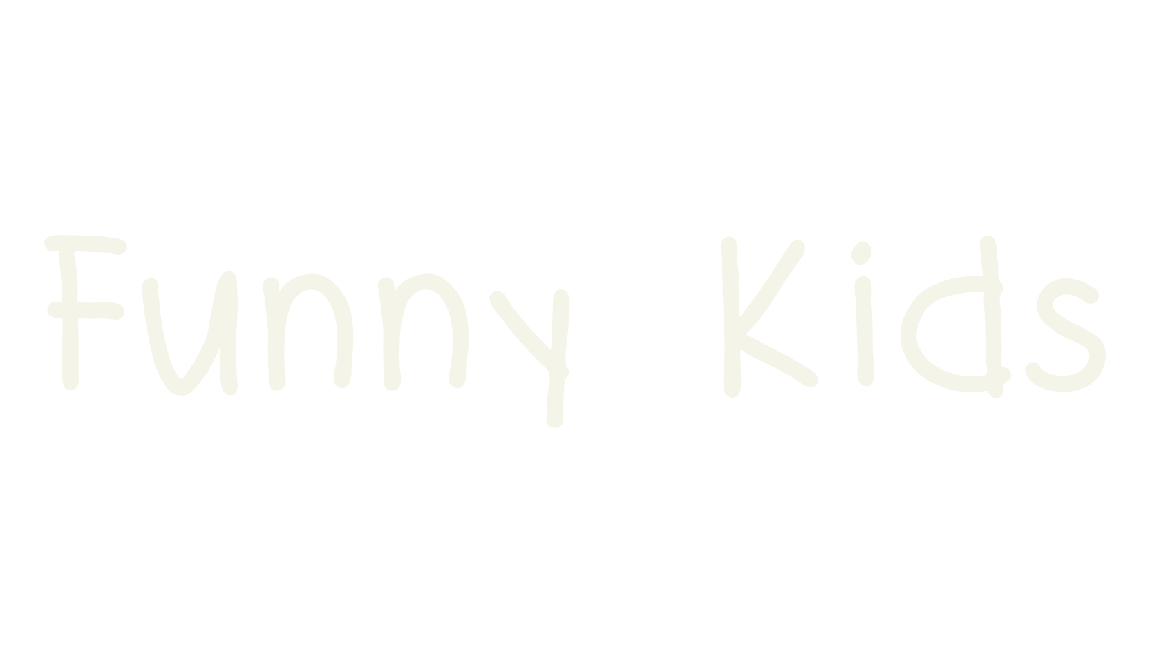 Funny Kids, cute font preview