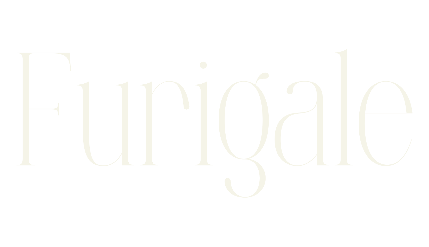 Furigale, serif font preview