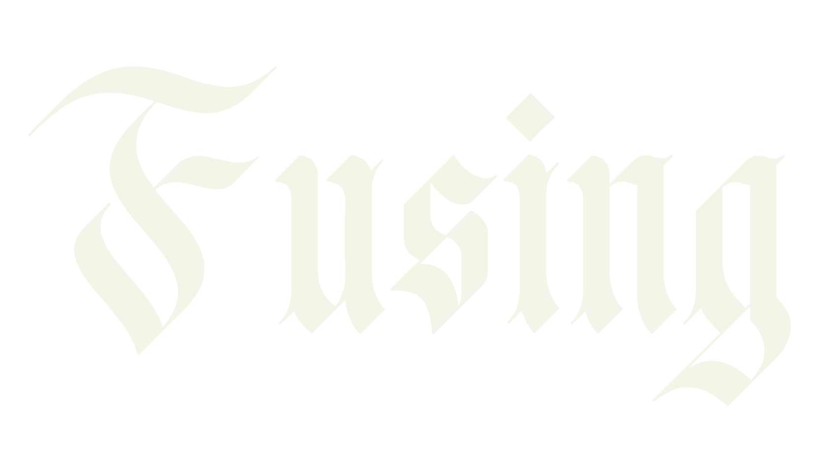 Fusing, tattoo font preview