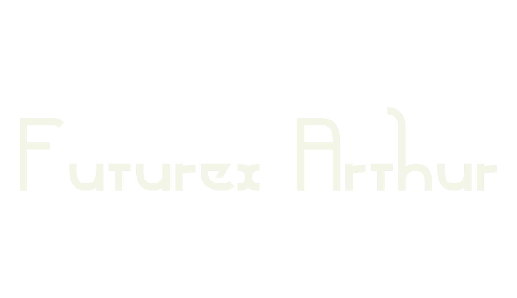 Futurex Arthur, display market font preview