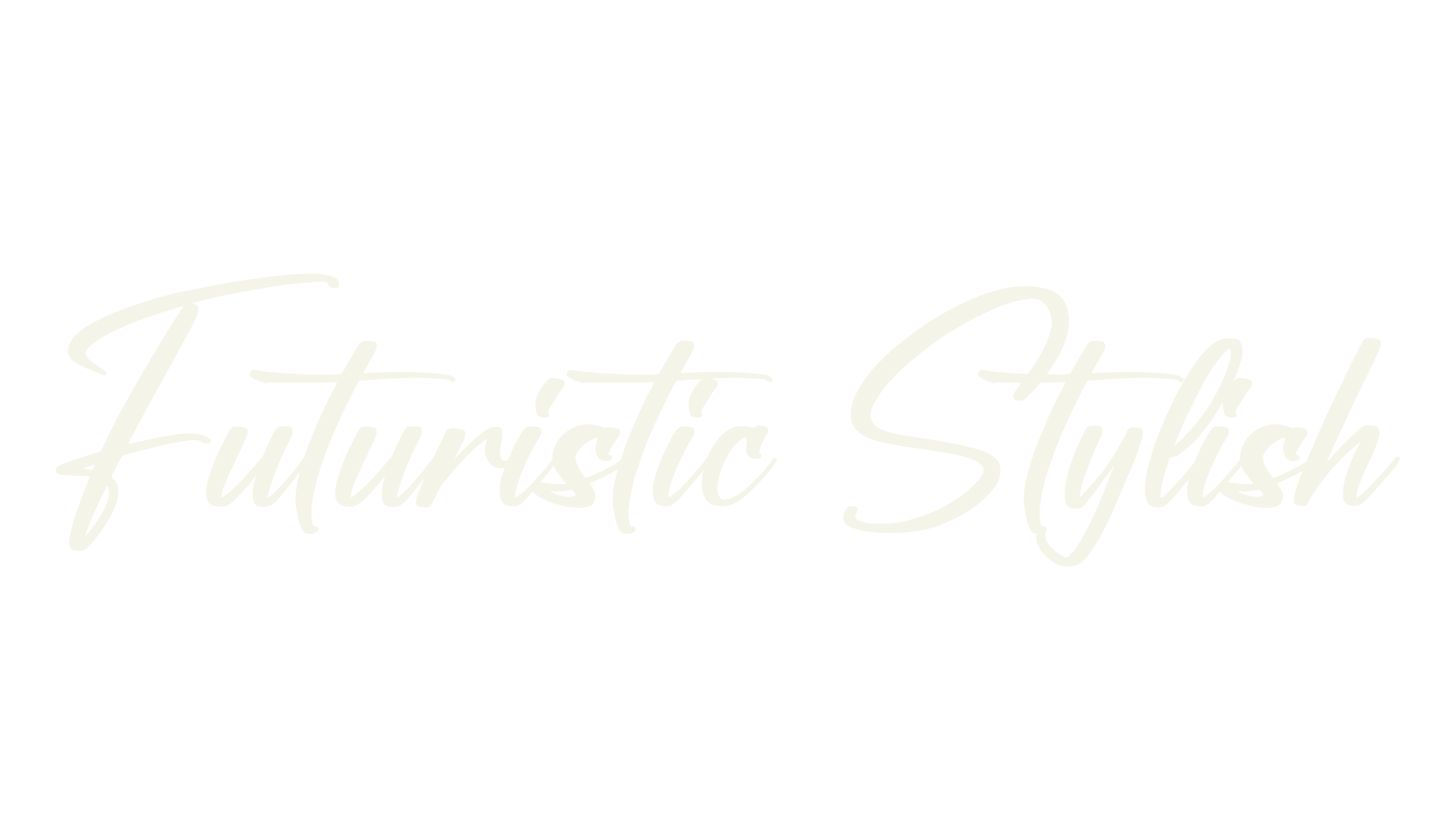 Futuristic Stylish, script font preview