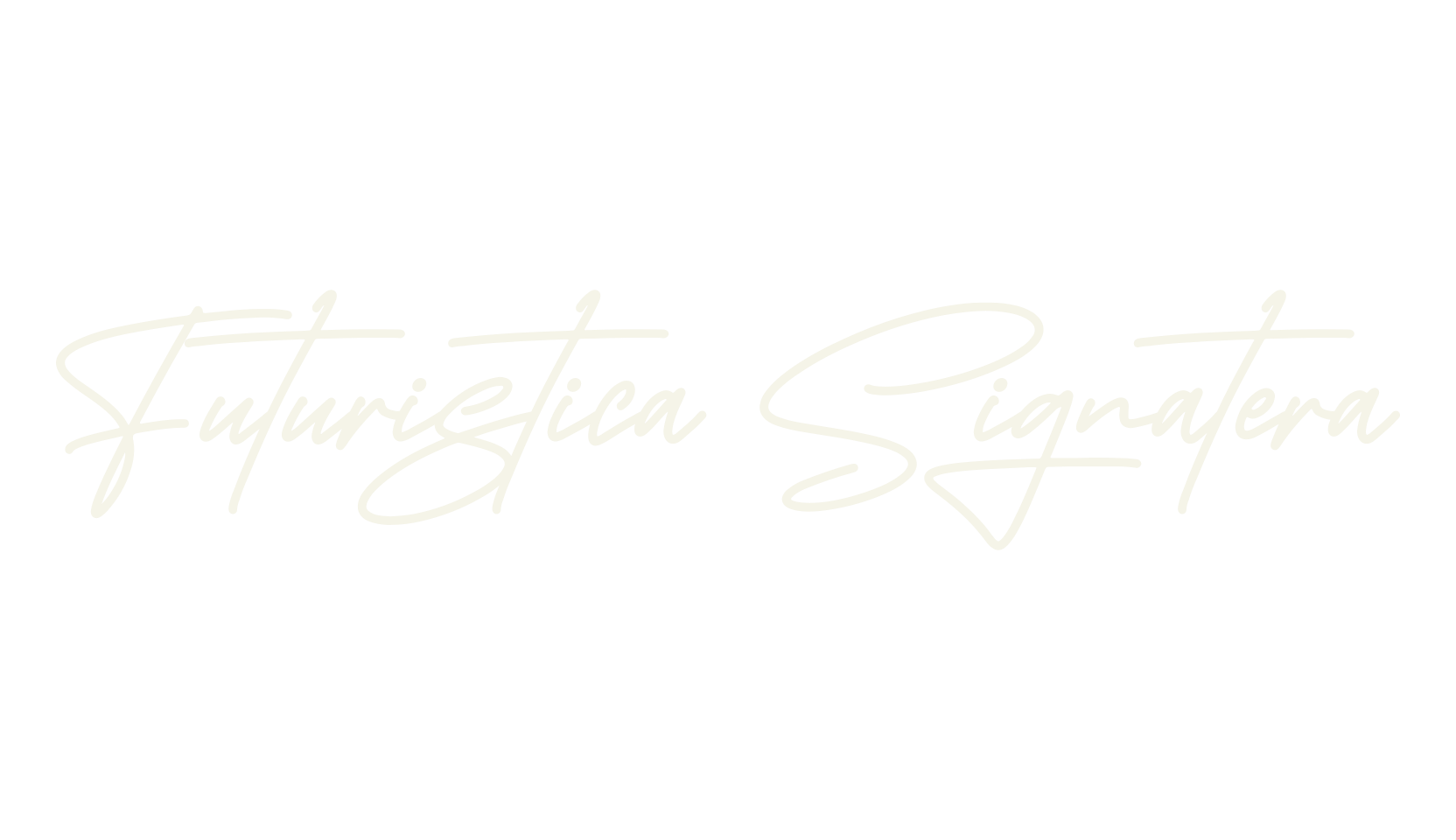 Futuristica Signatera, script font preview