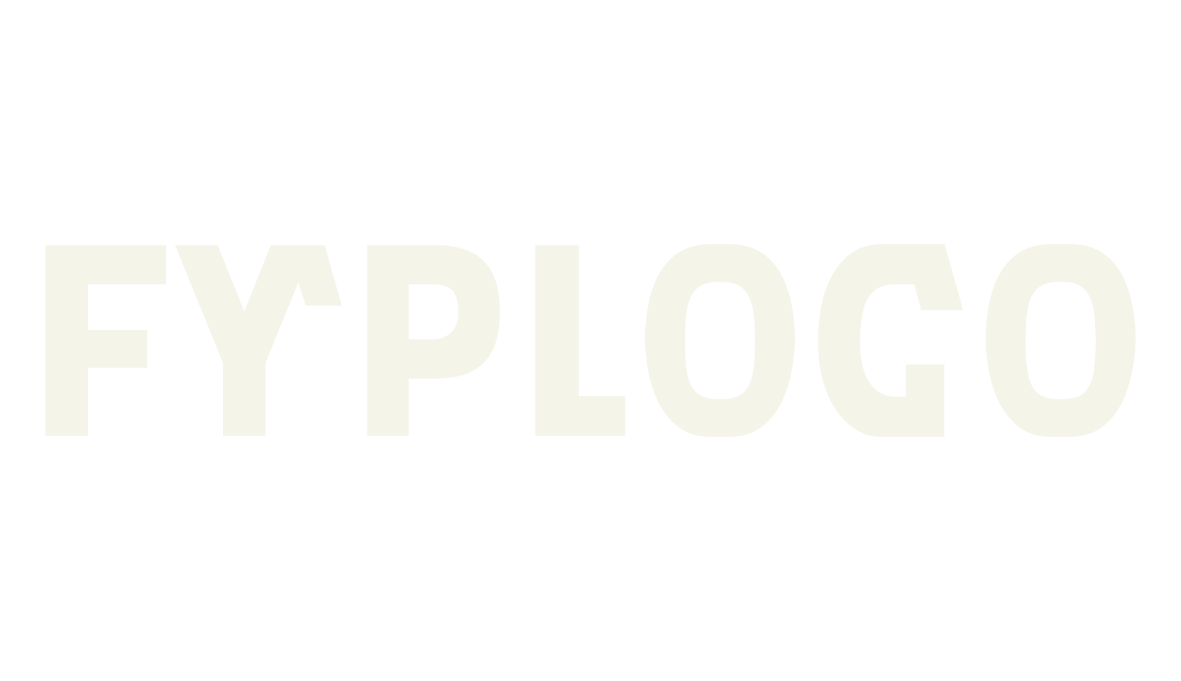 Fyplogo, logo font preview