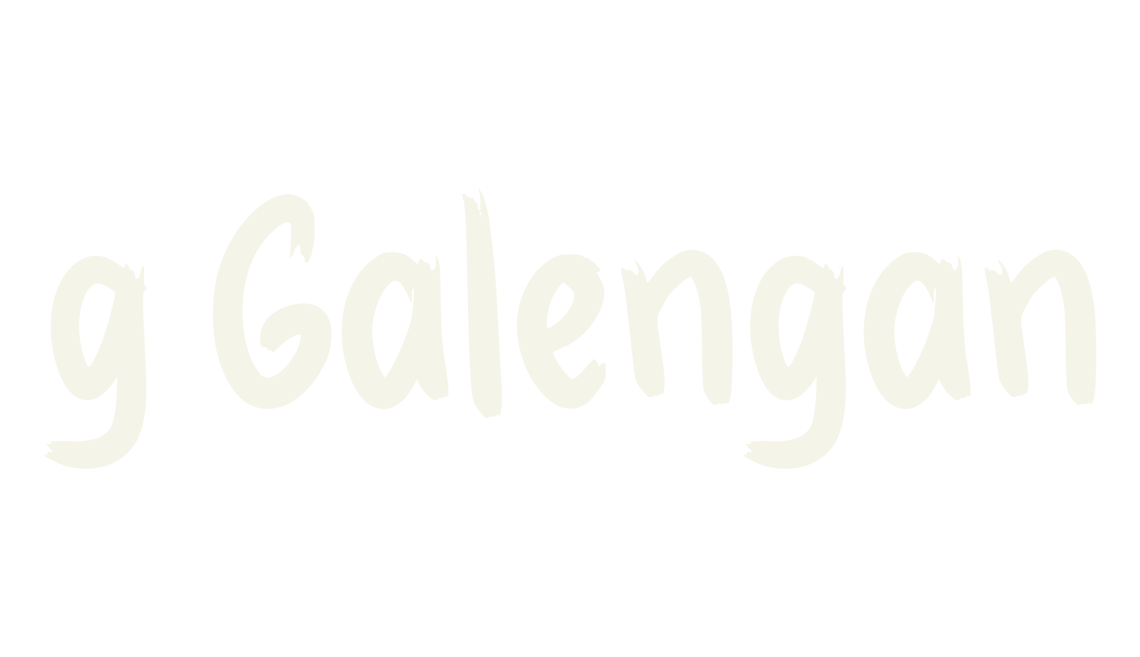 g Galengan, cool font preview
