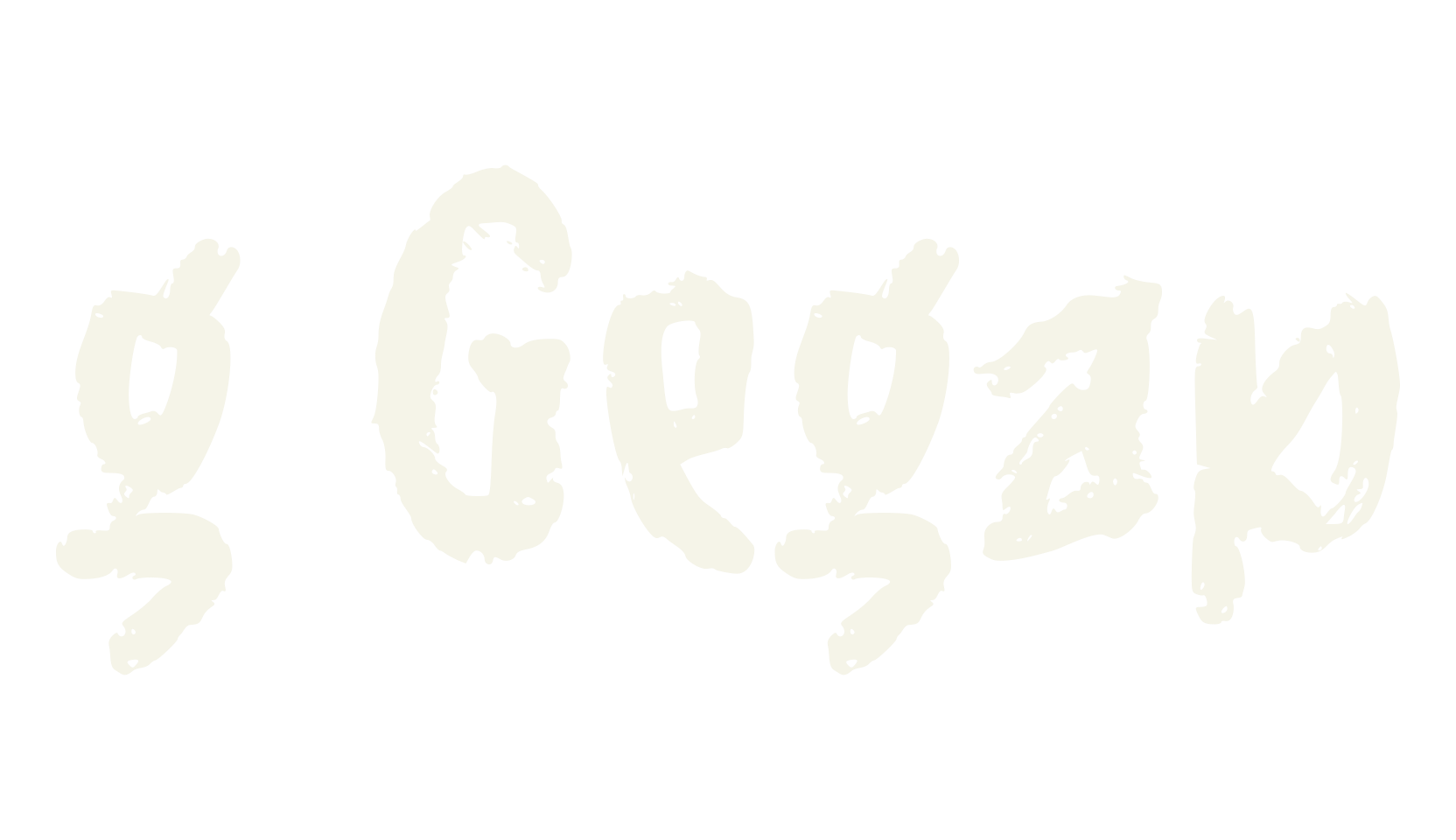 g Gegap, grunge font preview