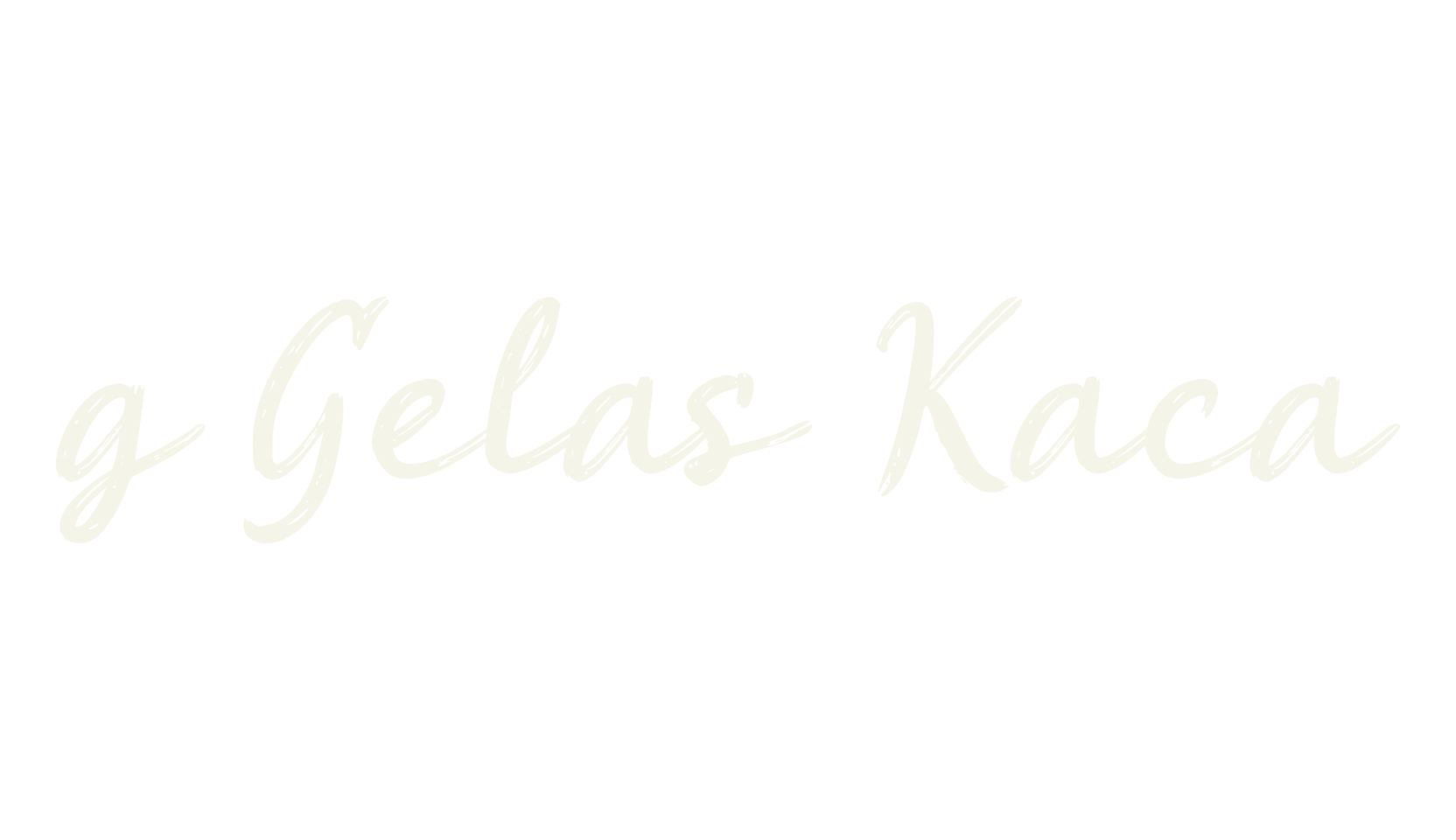g Gelas Kaca, fashion script font preview