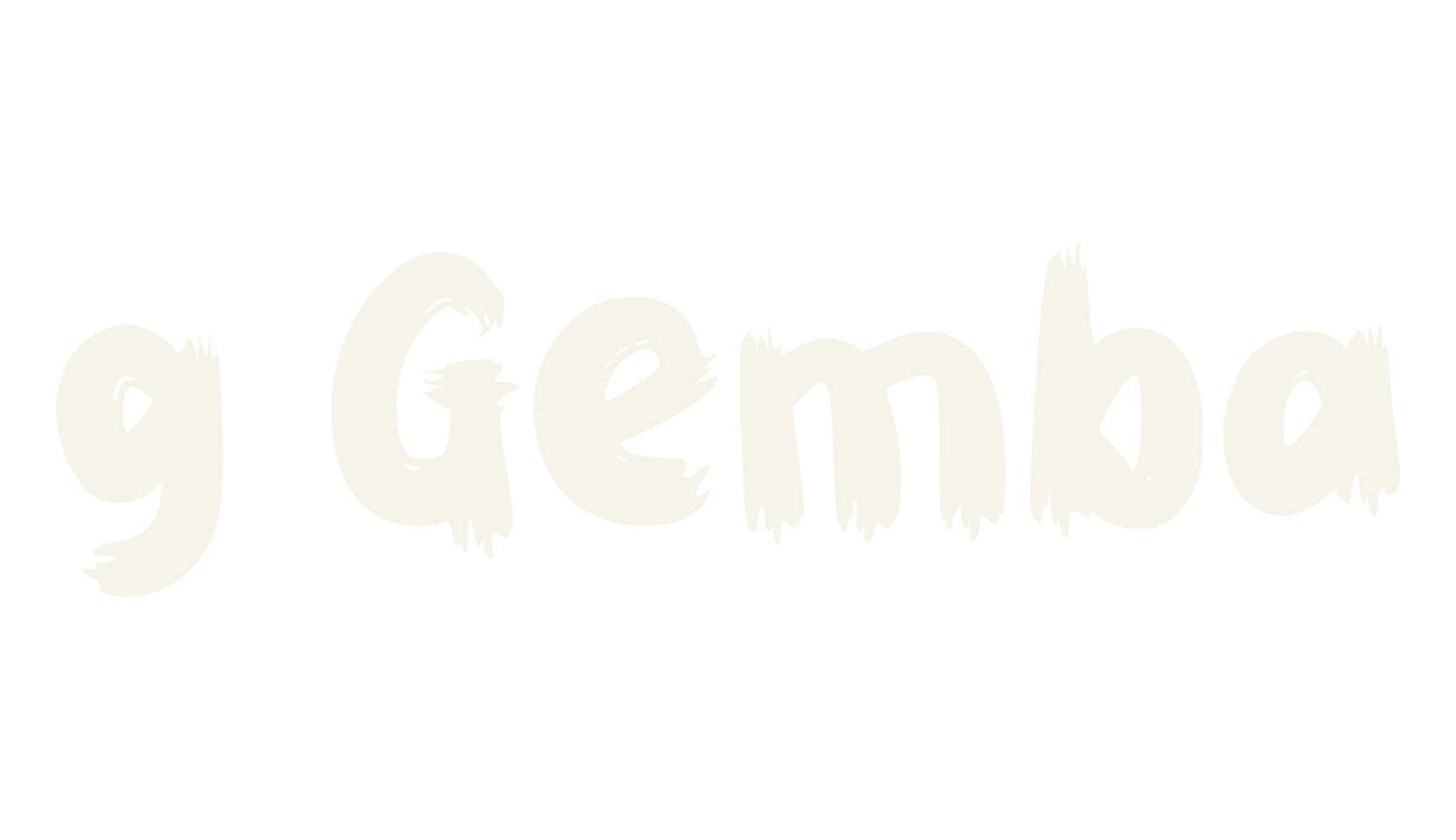 g Gemba, fancy font preview