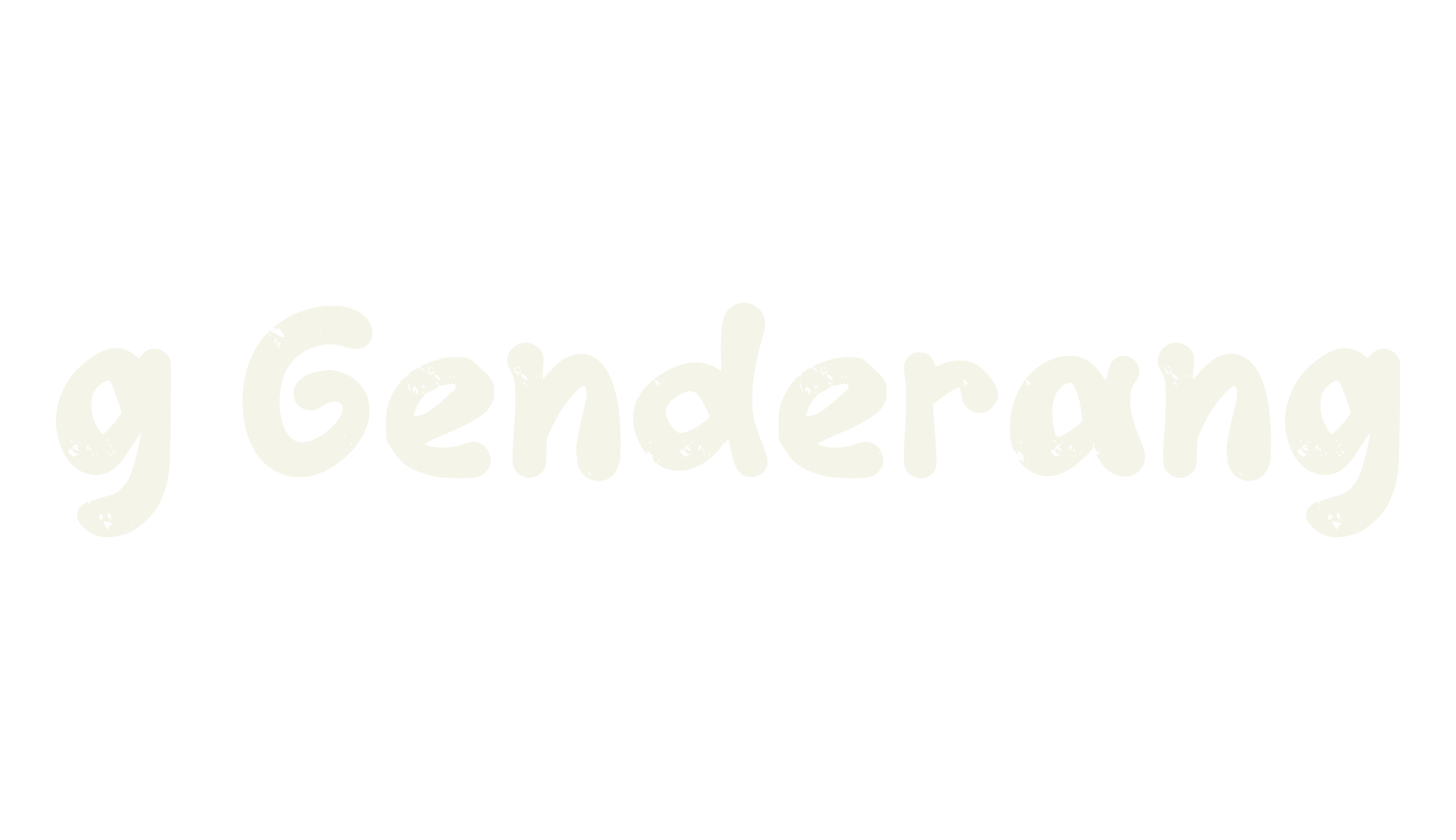 g Genderang, fashion sign font preview