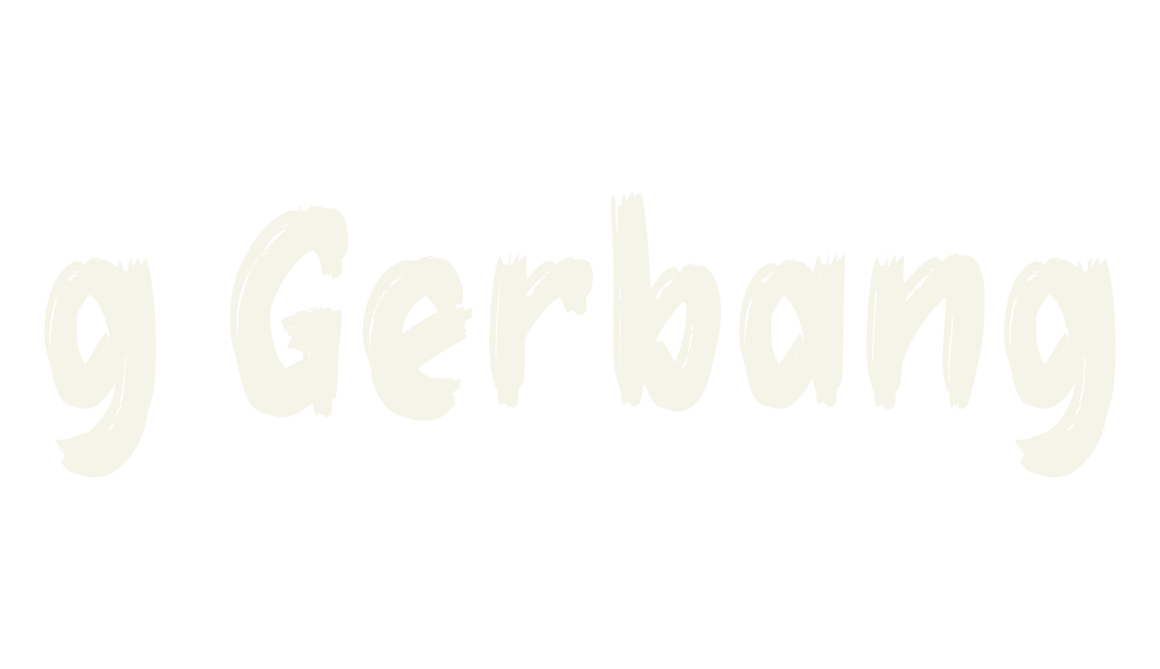 g Gerbang, fashion sign font preview