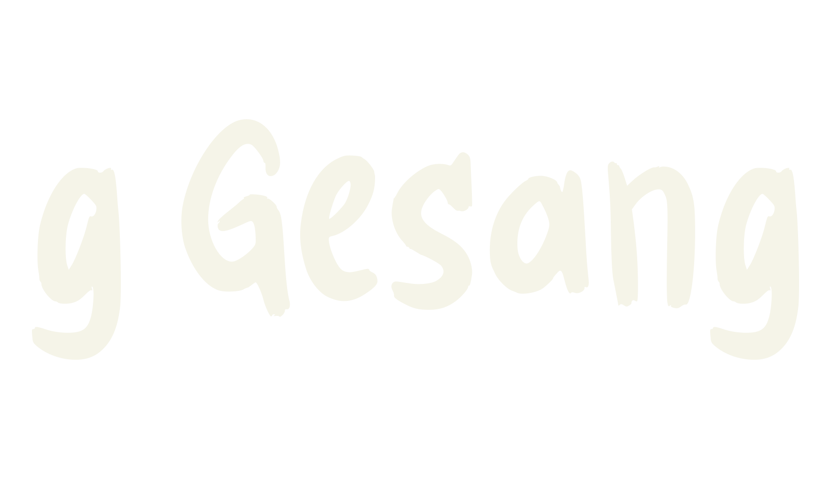 g Gesang, handwriting font preview