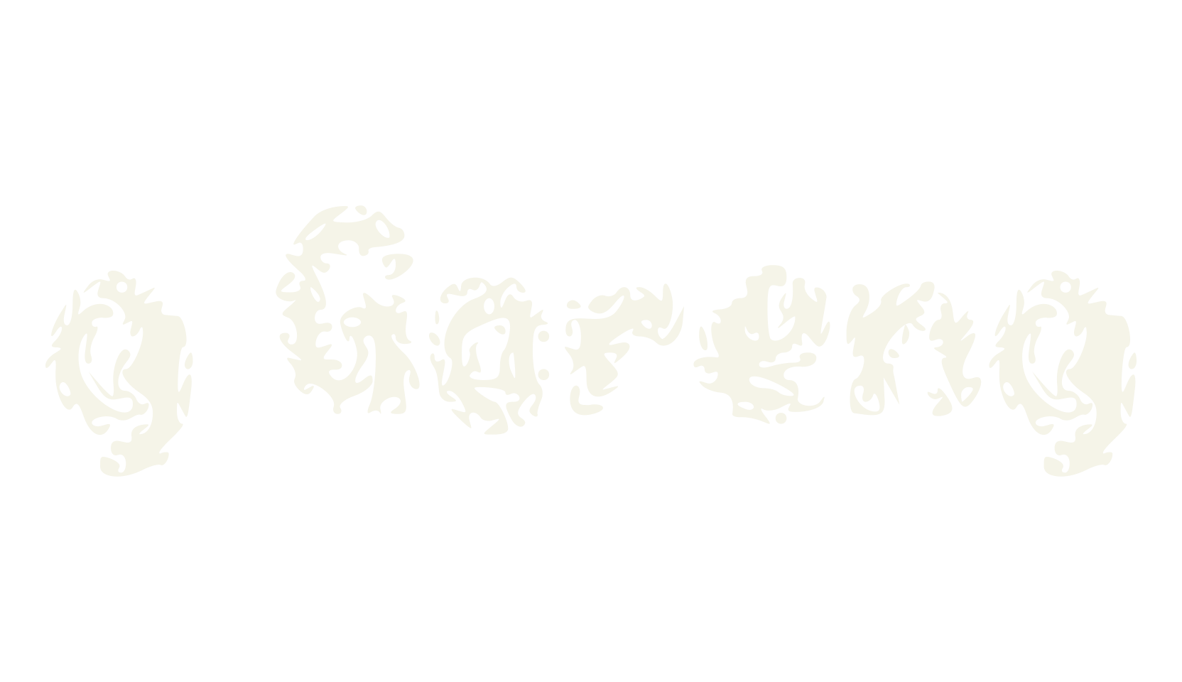 g Goreng, fancy font preview