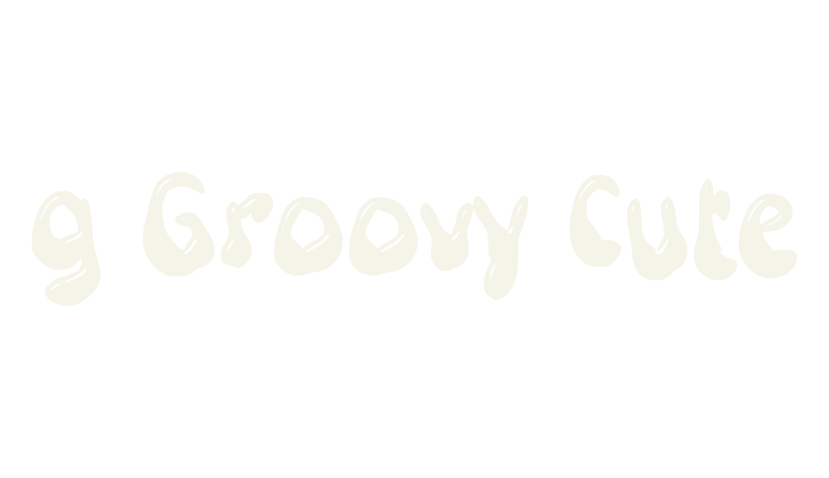 g Groovy Cute, cute font preview