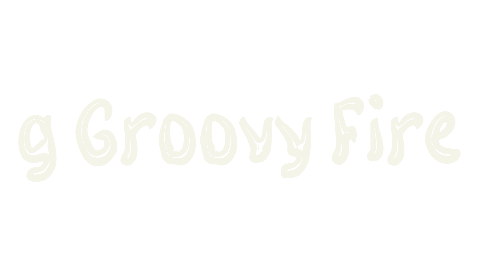g Groovy Fire, fire font preview