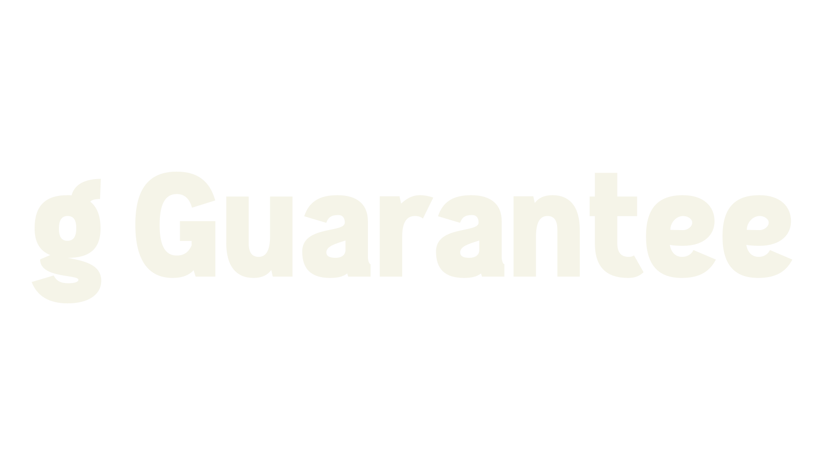 g Guarantee, basic font preview