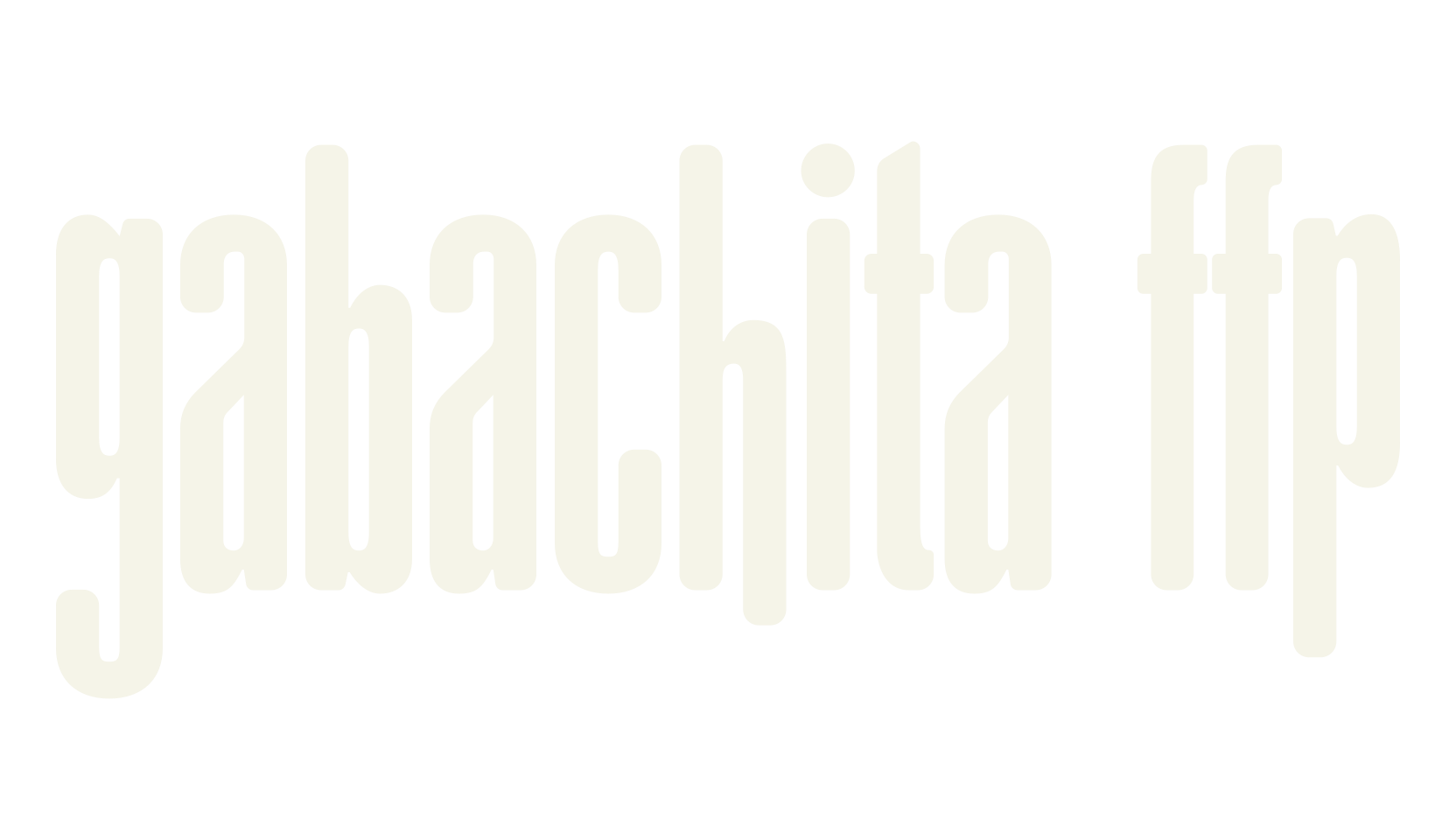 gAbAcHiTA FFP, sans serif font preview