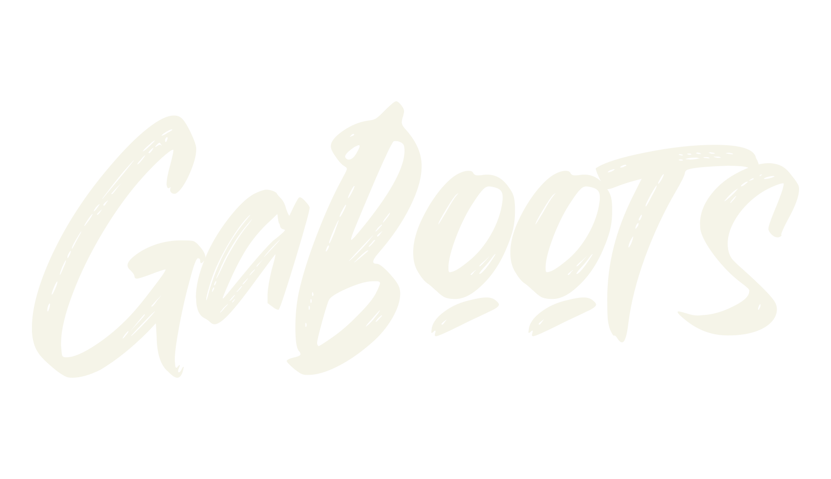 Gaboots, handwritten font preview