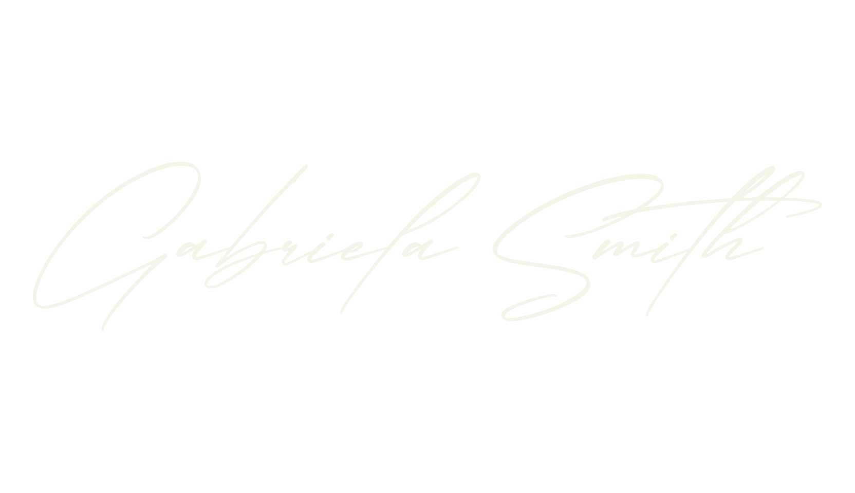 Gabriela Smith, script font preview