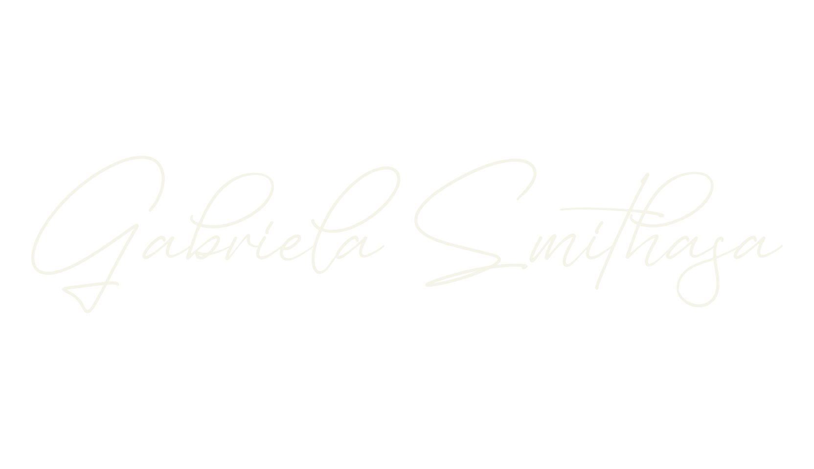 Gabriela Smithasa, script font preview