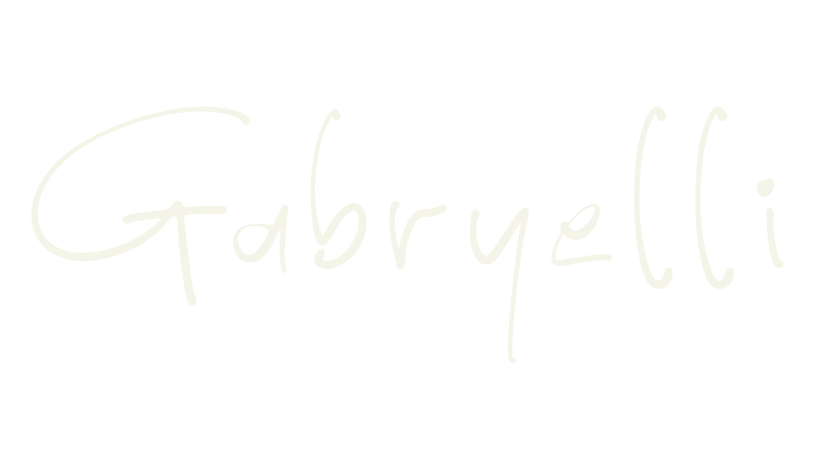 Gabryelli, script font preview