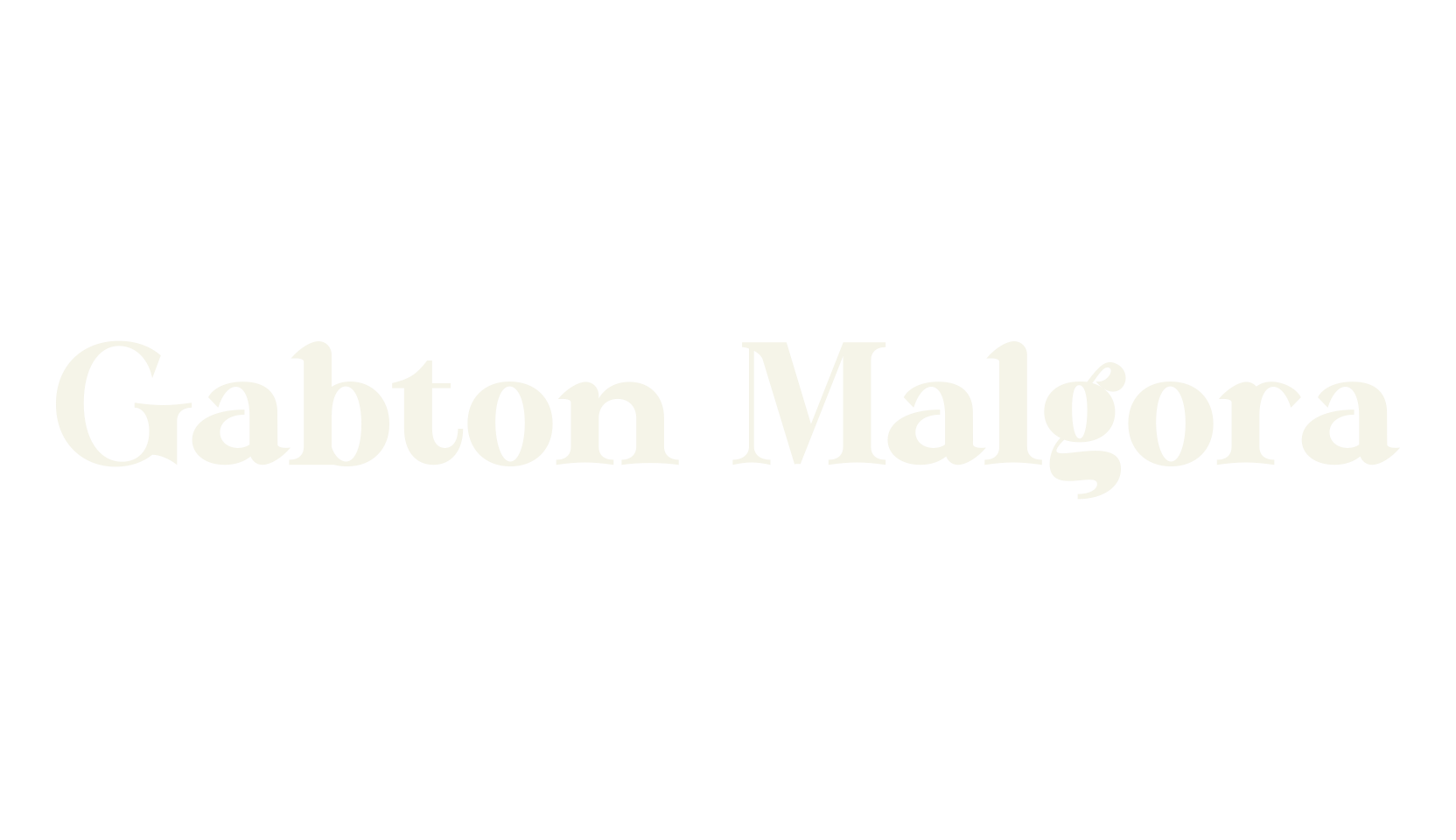 Gabton Malgora, serif font preview