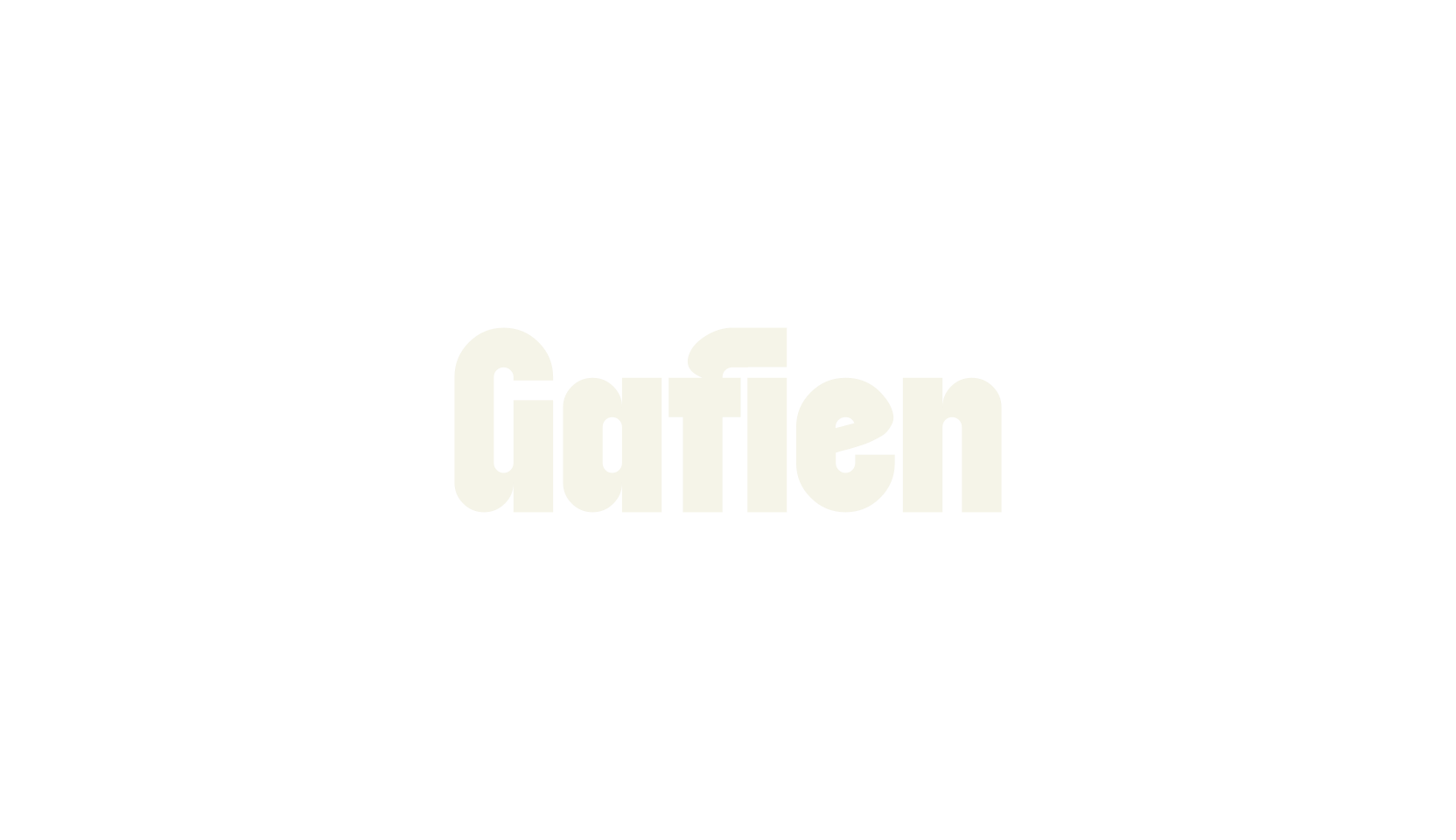 Gafien, bold font preview
