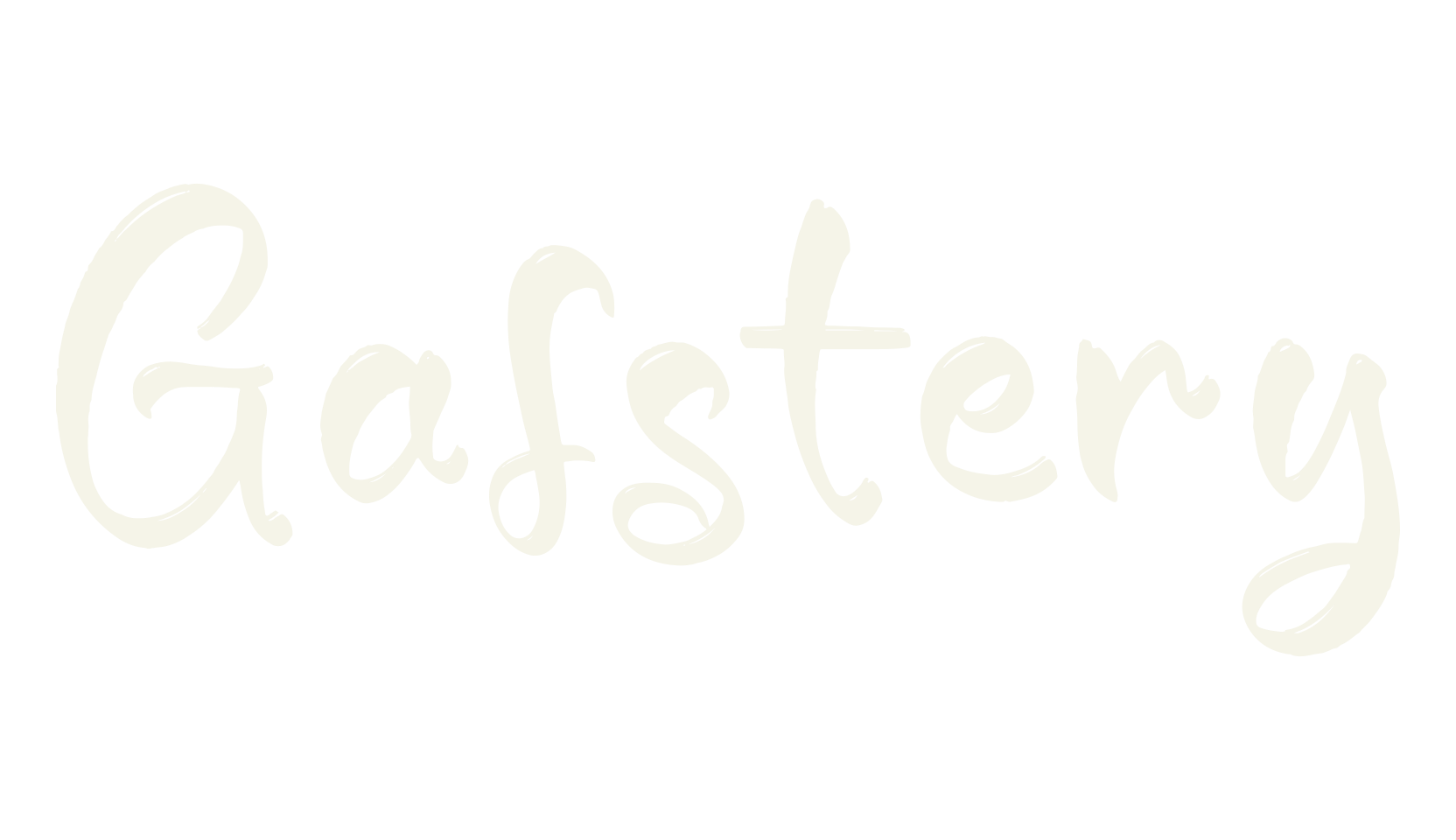 Gafstery, script font preview