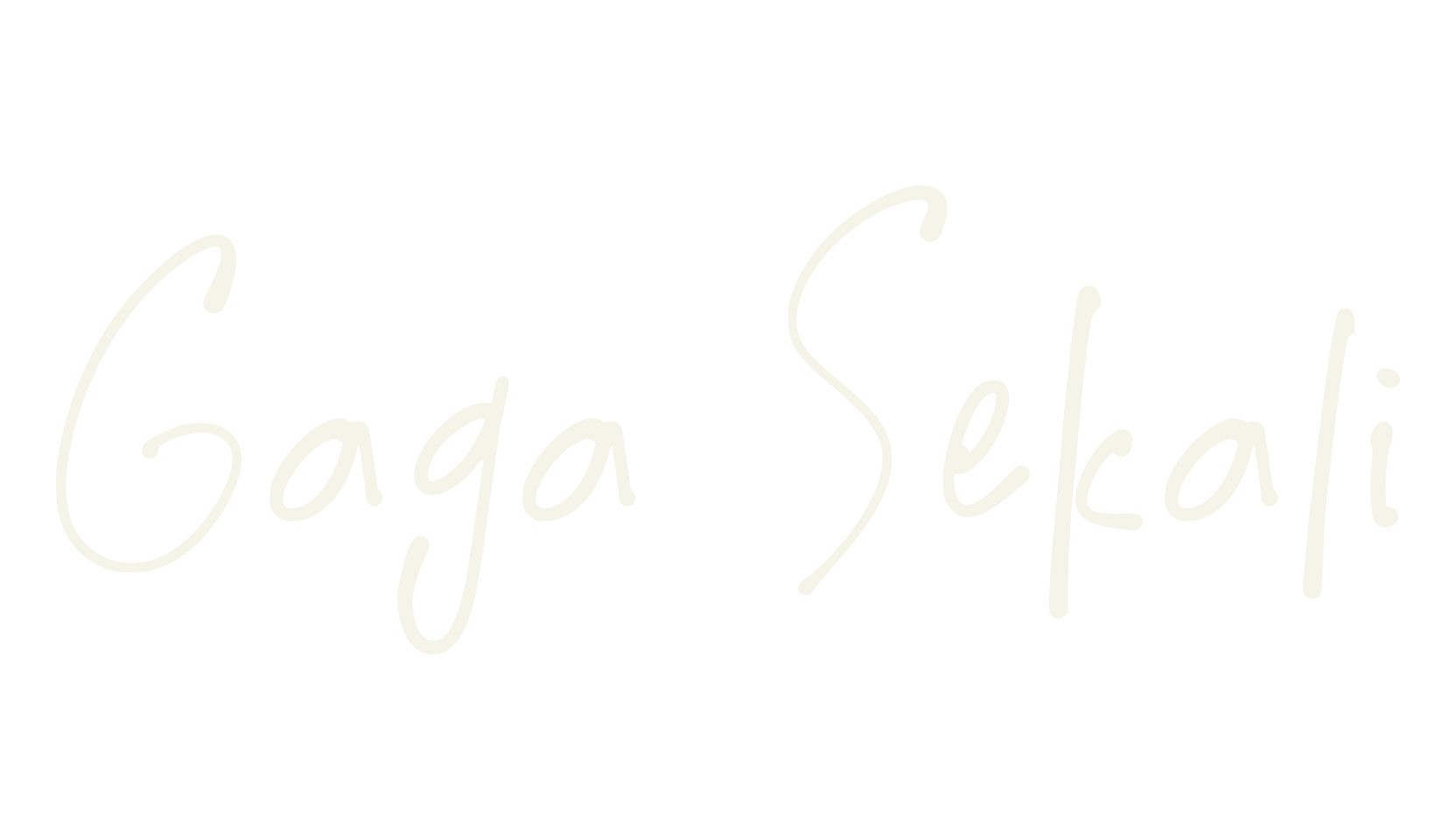 Gaga Sekali, handwriting font preview