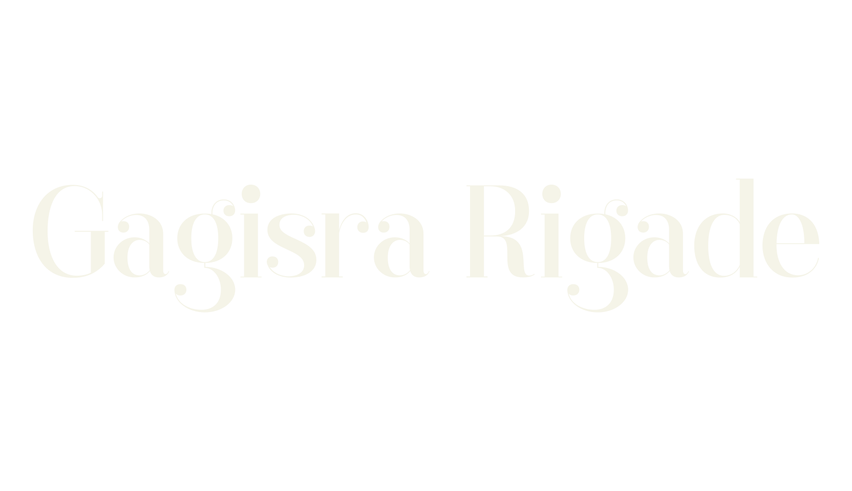 Gagisra Rigade, serif font preview
