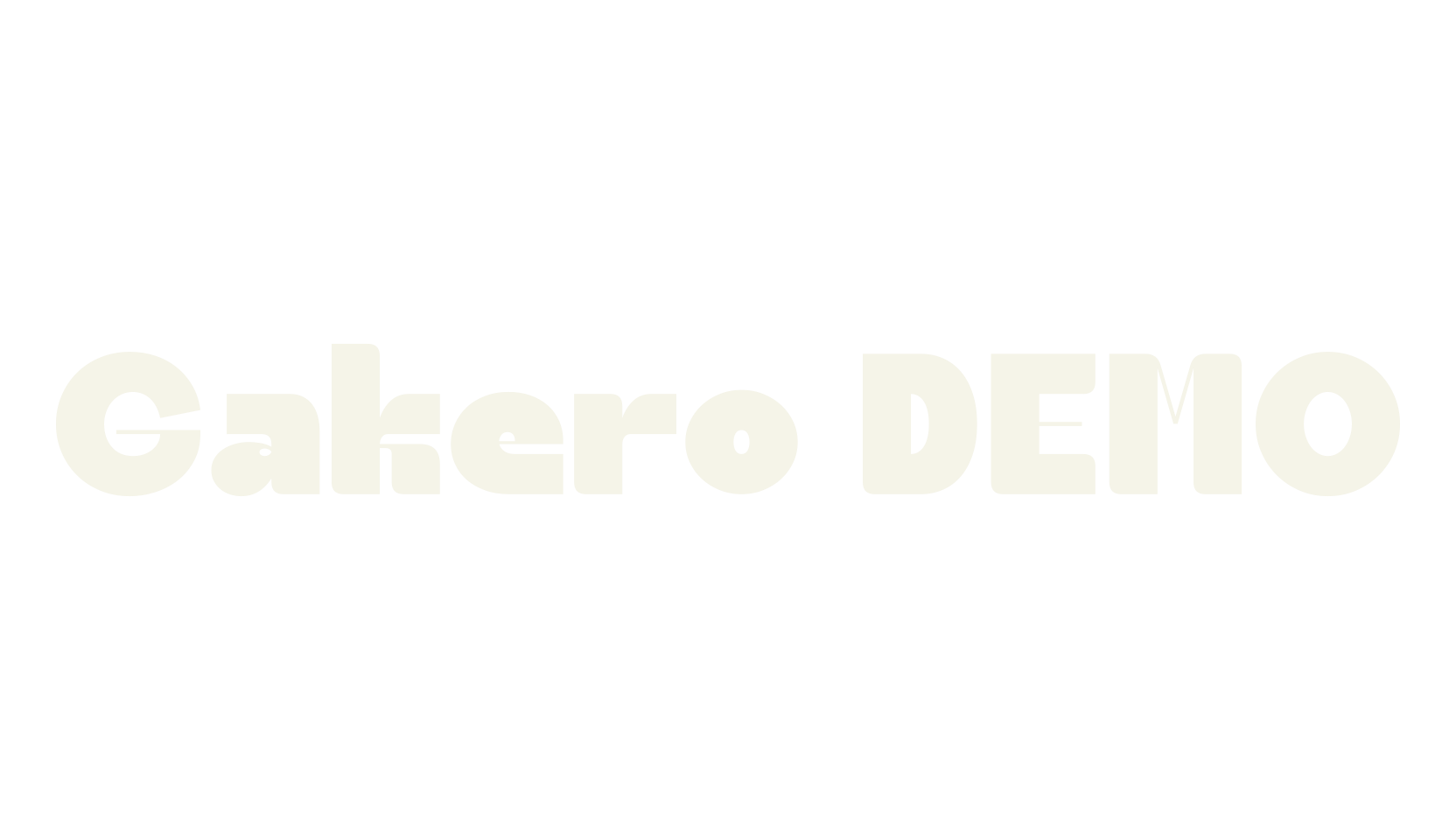 Gakero DEMO, sans serif font preview