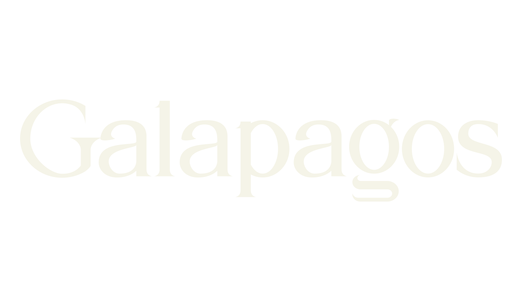 Galapagos, logo font preview