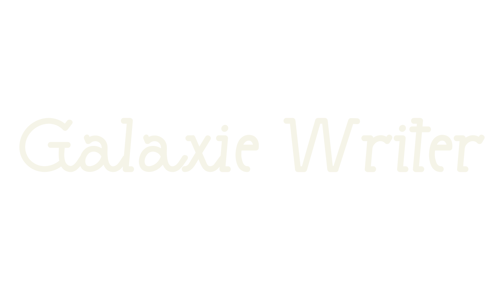 Galaxie Writer, condensed font preview