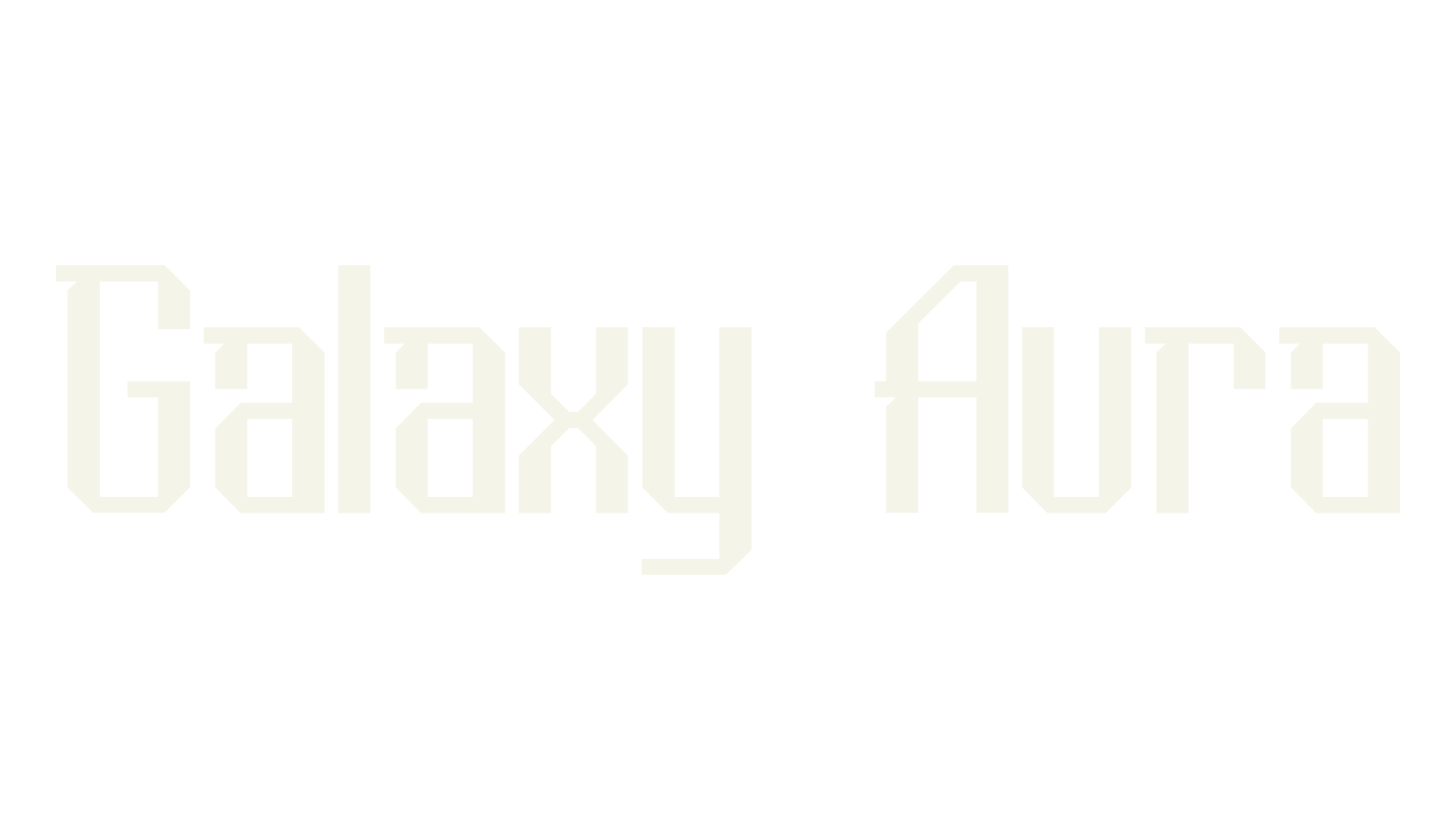 Galaxy Aura, space font preview