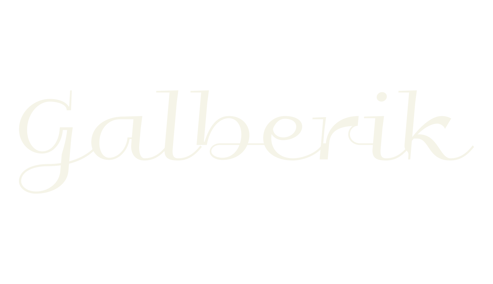 Galberik, fashion script font preview