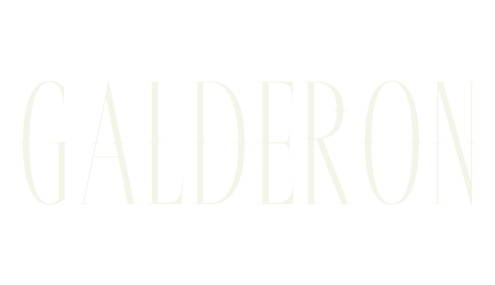 Galderon, serif font preview