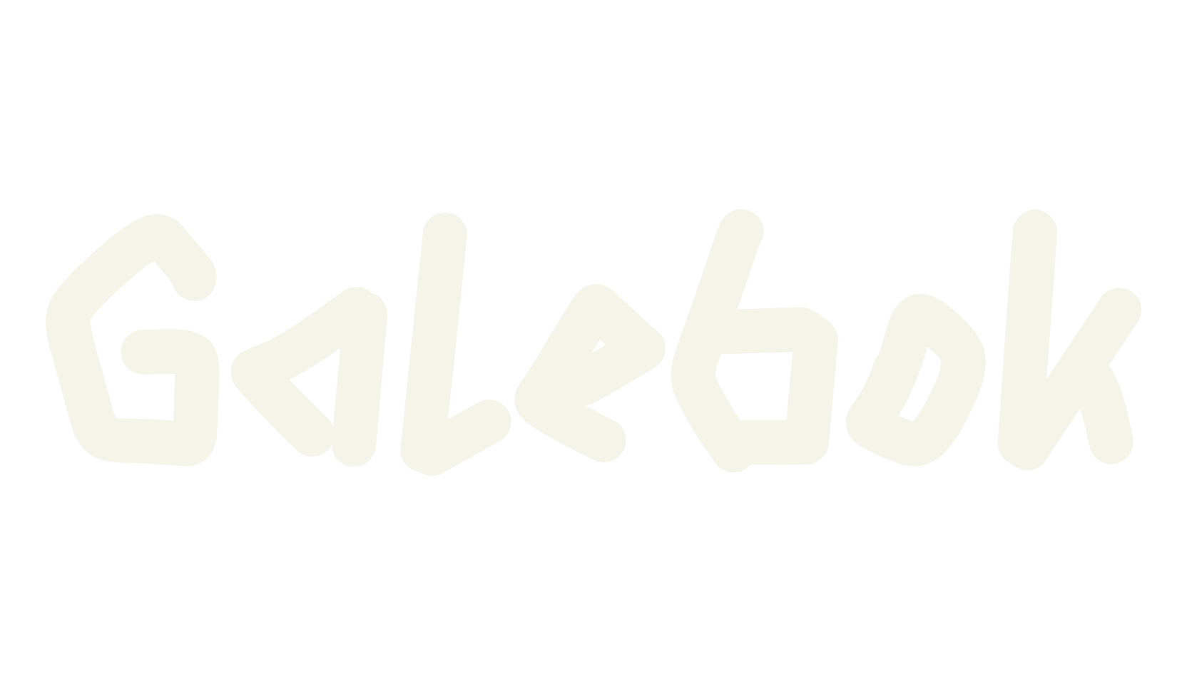 Galebok, fancy font preview