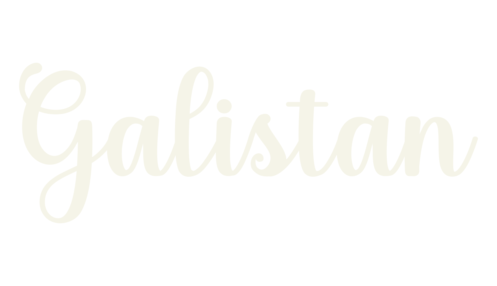 Galistan, script font preview